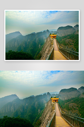 广西桂林天门山风景图片