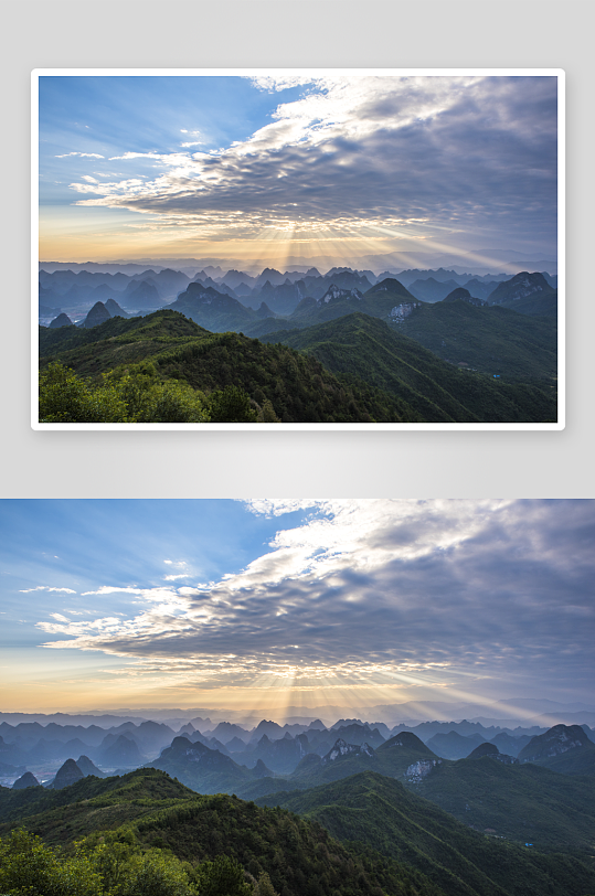 广西桂林尧山风景图片