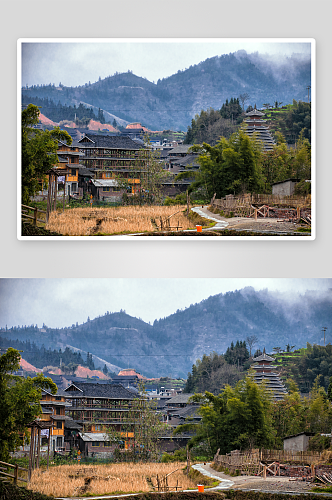 广西三江程阳风雨桥风景图片