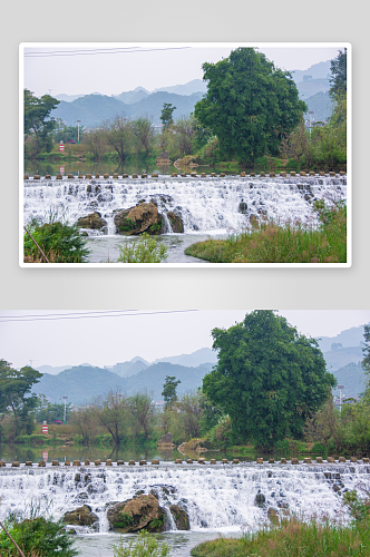 贵州黔东南苗族侗族自治州肇兴侗寨自然风景