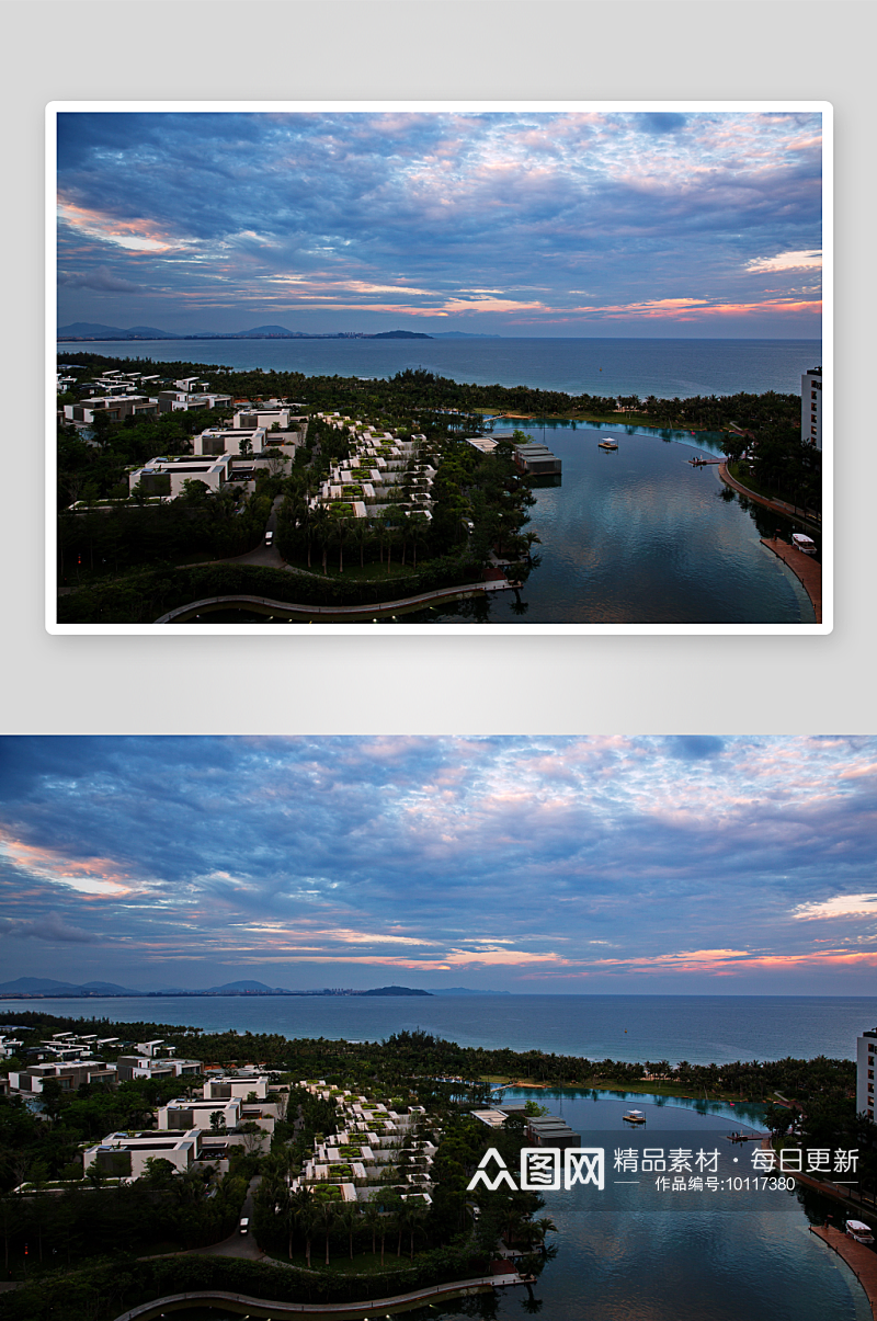 海南三亚海棠湾艾迪逊酒店风景素材
