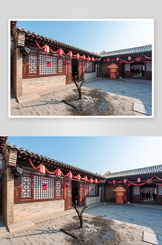 河北蔚县暖泉古镇建筑风景图片