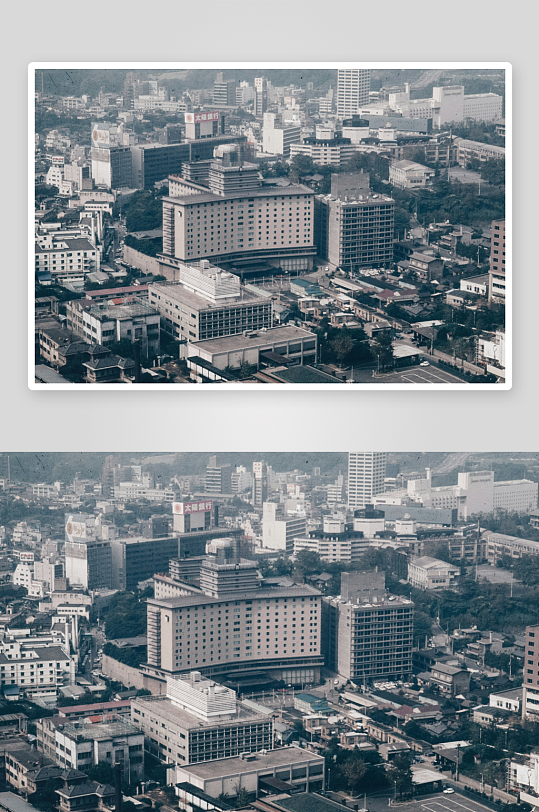城市建筑群俯瞰图