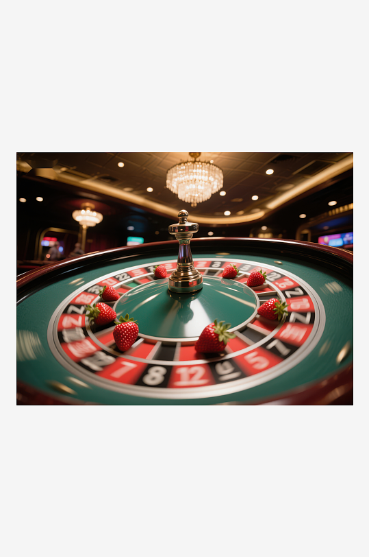 赌场中的豪华轮盘赌