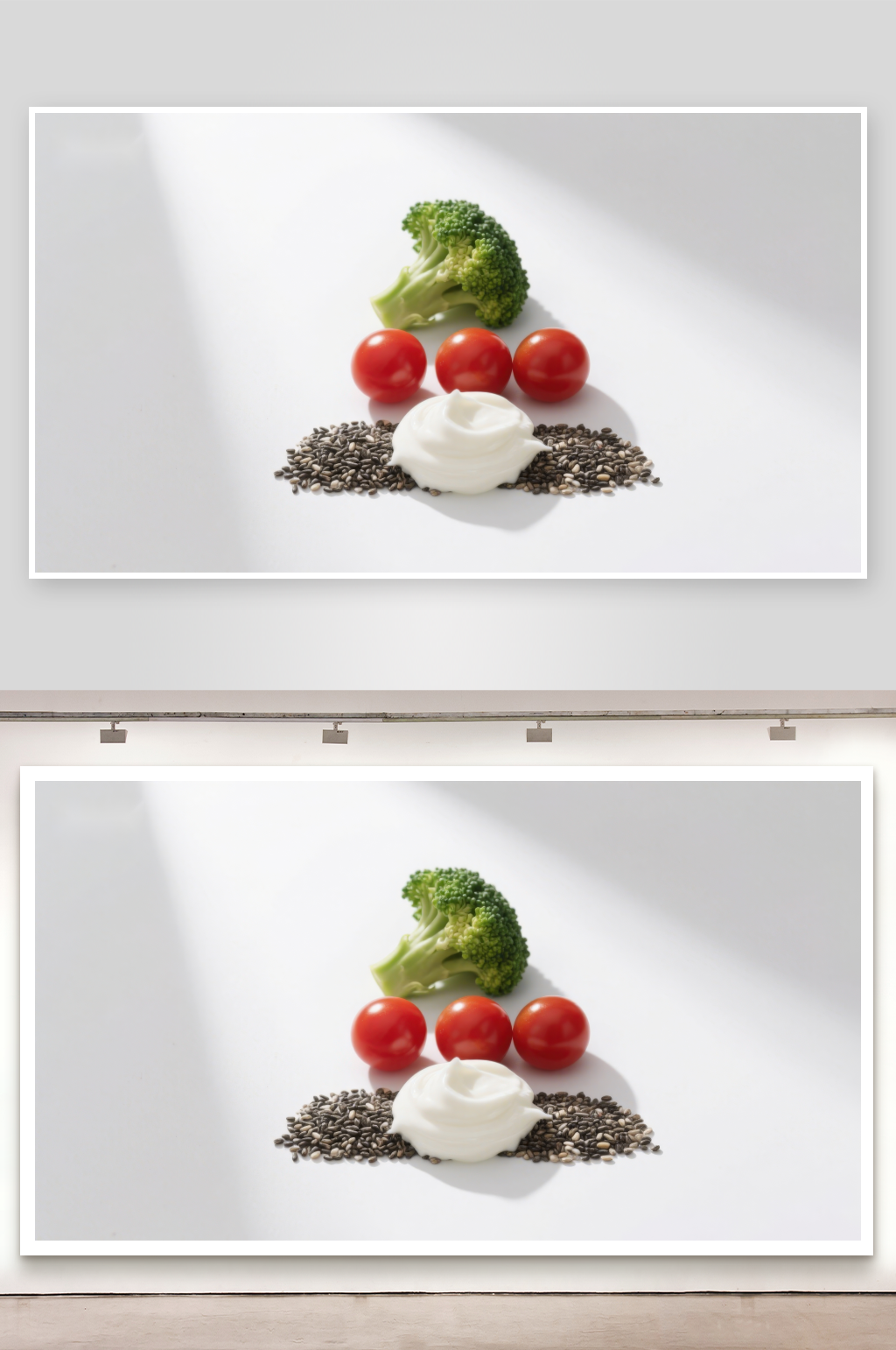 蔬菜与香料静物摆拍素材
