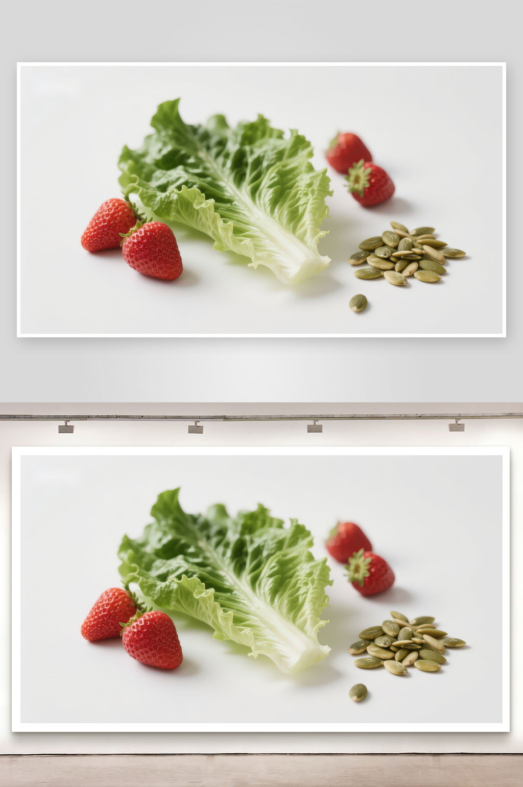 新鲜蔬菜水果与种子素材