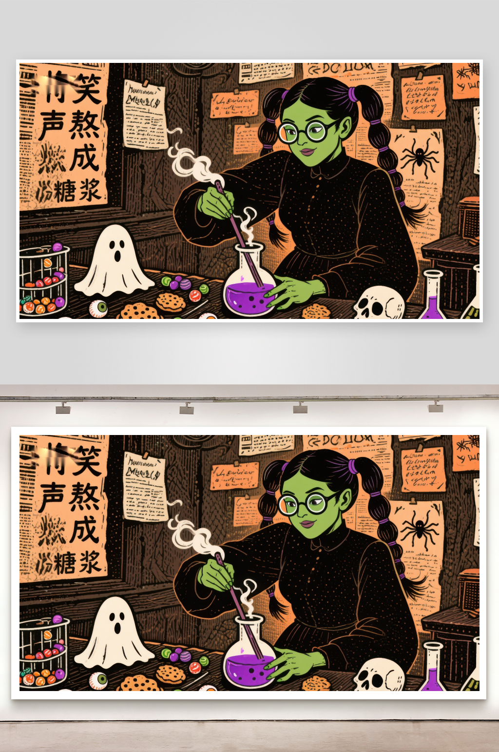 小女巫的魔法厨房素材
