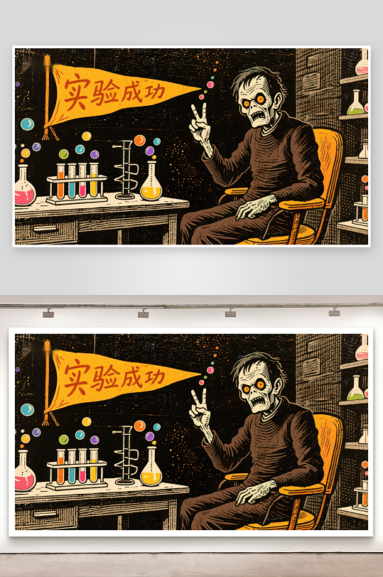 实验室里的成功实验-众图网