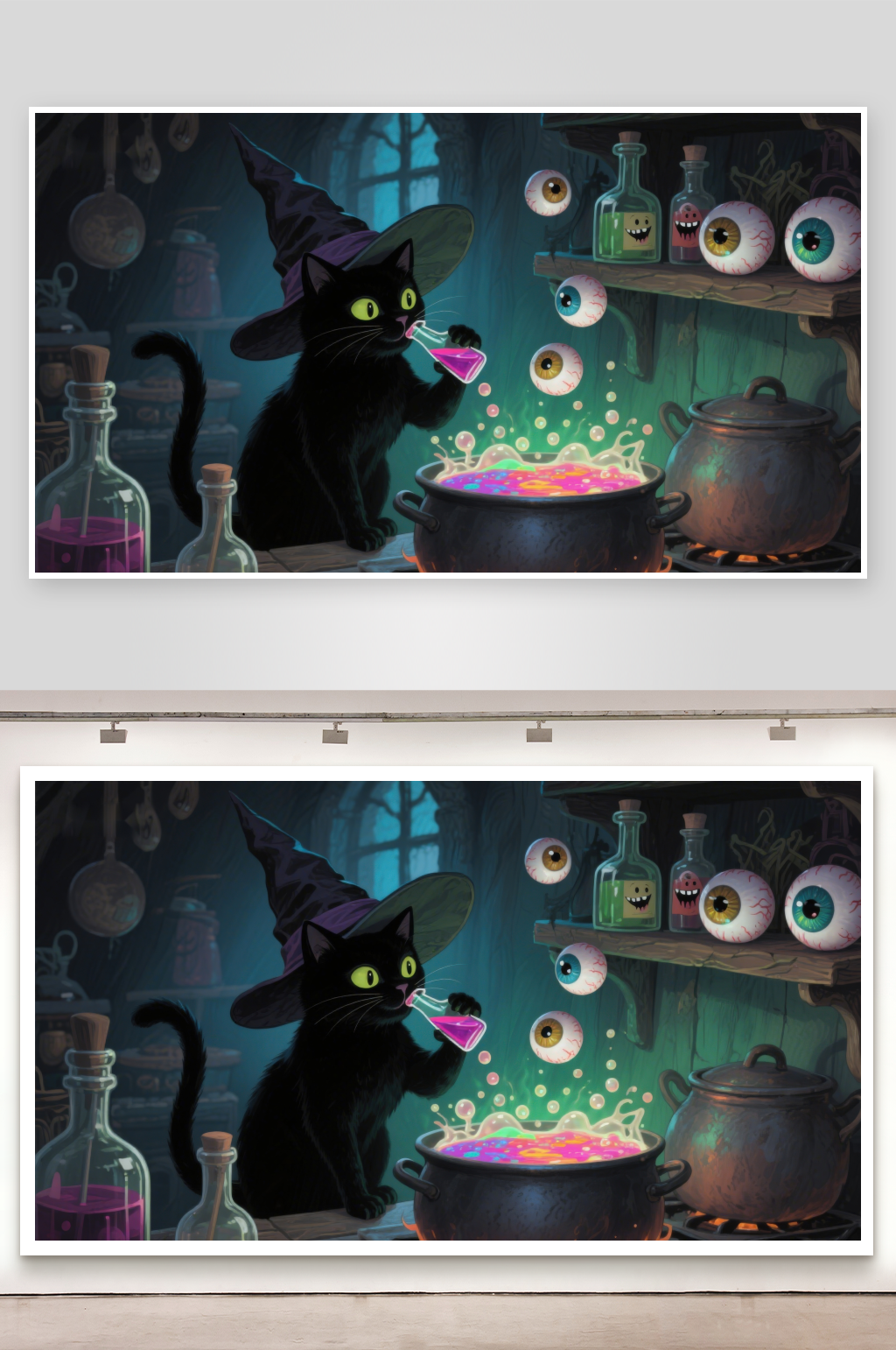 黑猫巫师酿造魔法药水素材