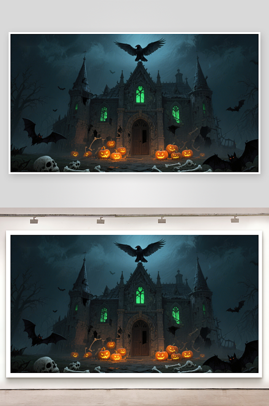 幽灵城堡的万圣夜-众图网