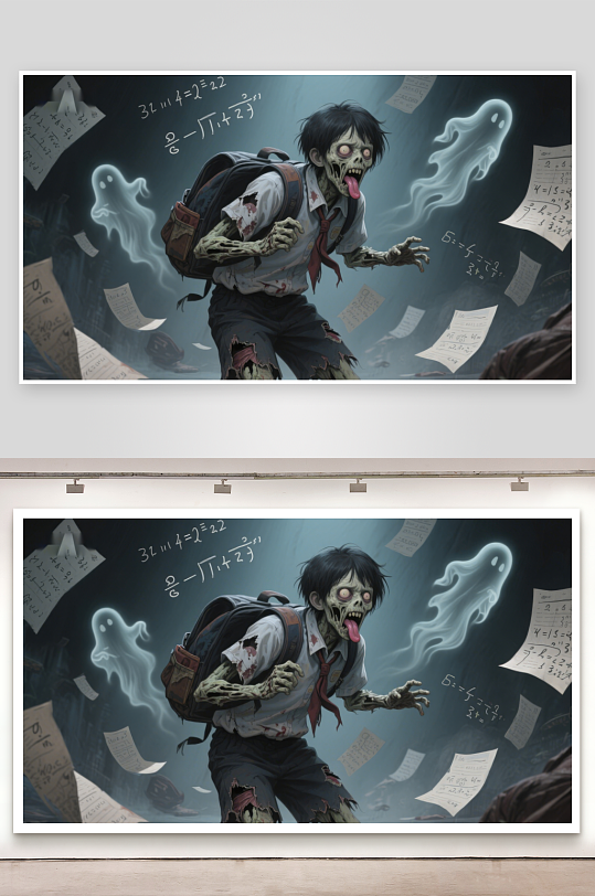 数学噩梦僵尸与幽灵的困扰-众图网