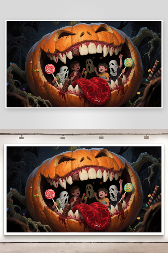 南瓜怪兽与糖果冒险-众图网