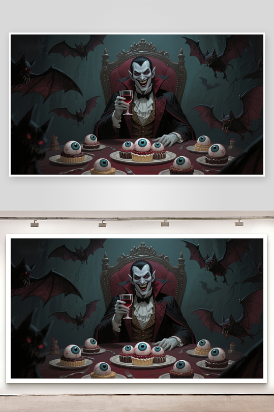 吸血鬼宴请眼球甜点-众图网