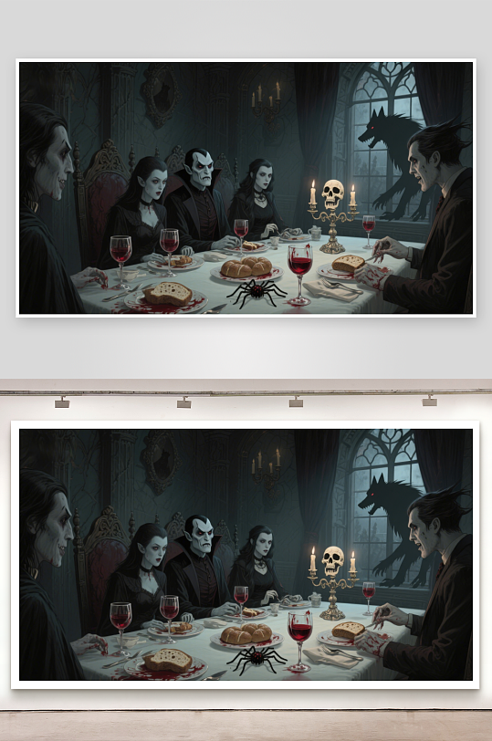 神秘古堡中的诡异晚宴-众图网