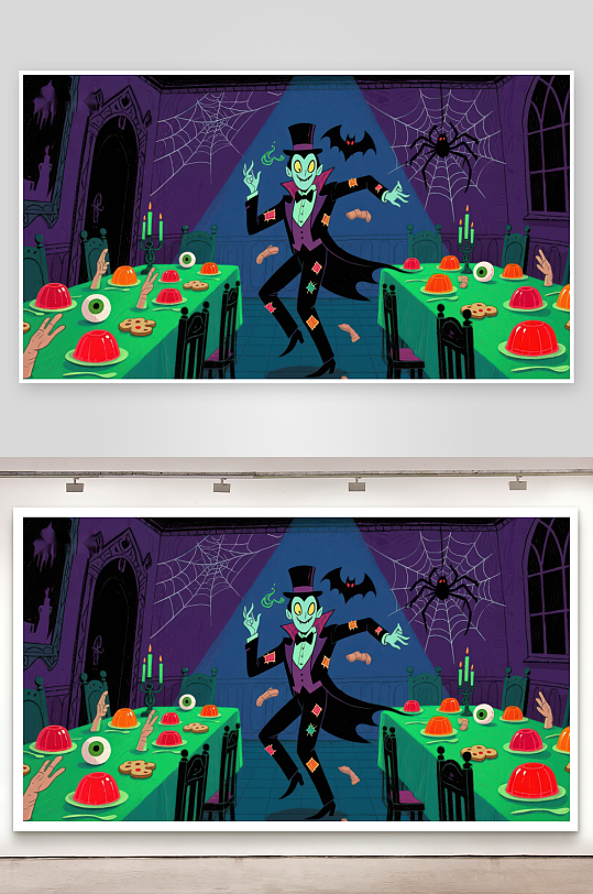 神秘吸血鬼主持诡异晚宴-众图网