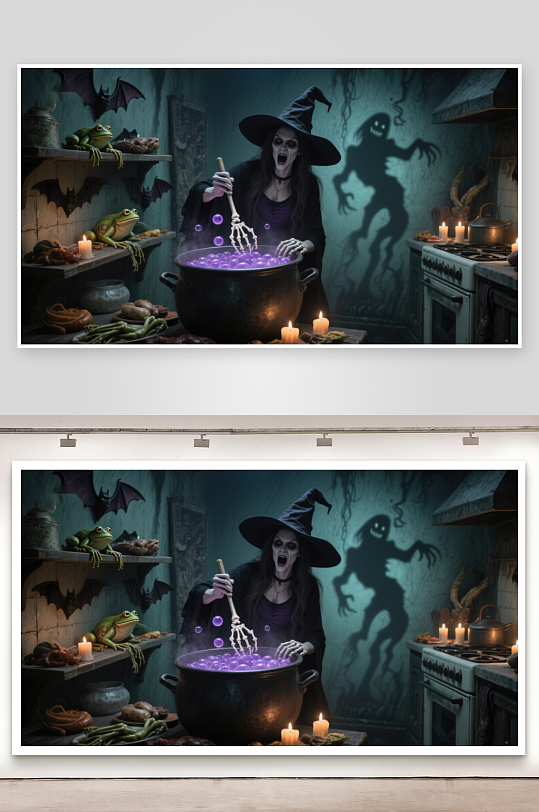 女巫在厨房施魔法-众图网