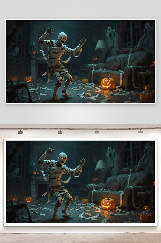 幽灵缠绕的古宅与舞动的木乃伊-众图网