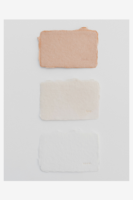 三块不同色调的矩形纸片-众图网