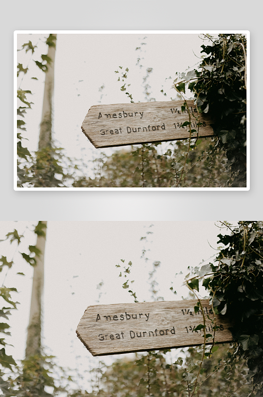 乡村路标指示方向-众图网