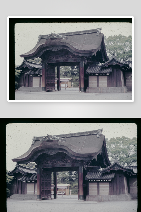 传统日式神社大门-众图网