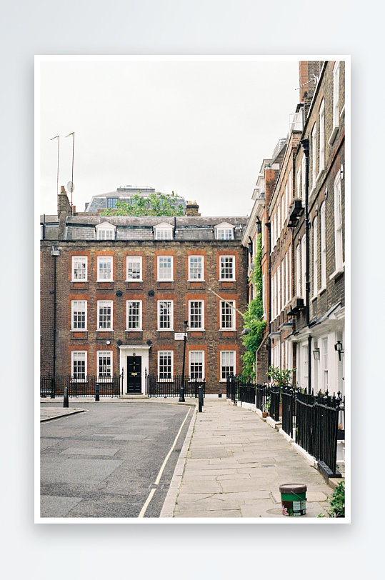 伦敦街景与古典建筑-众图网