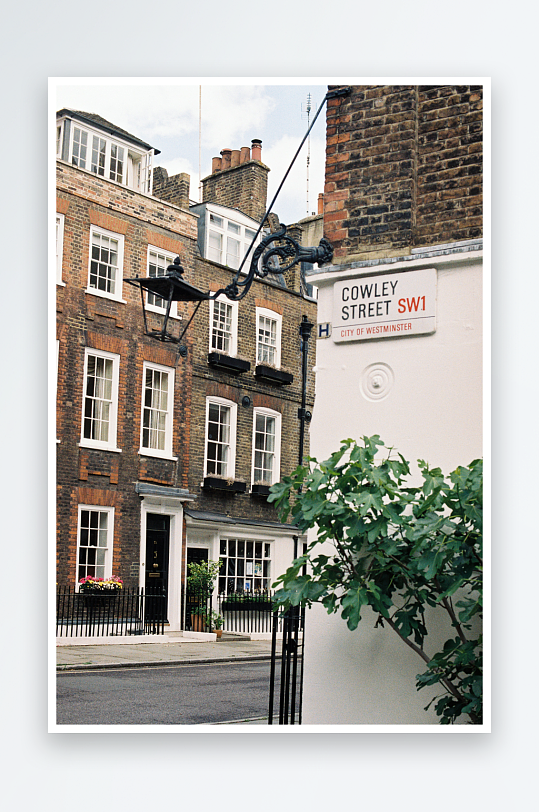 伦敦街景与街牌标识-众图网