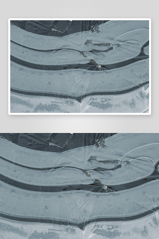 冰面裂缝与流动纹理-众图网