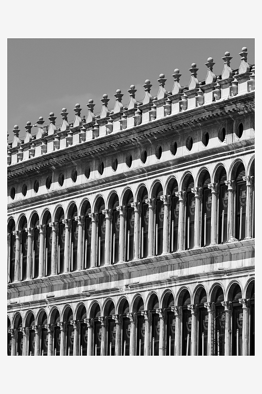 古典建筑立面细节-众图网