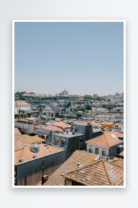 城市屋顶与桥梁景观-众图网