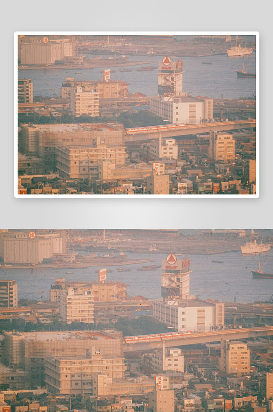 城市港口工业区全景-众图网