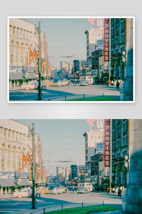 城市街道繁忙景象-众图网