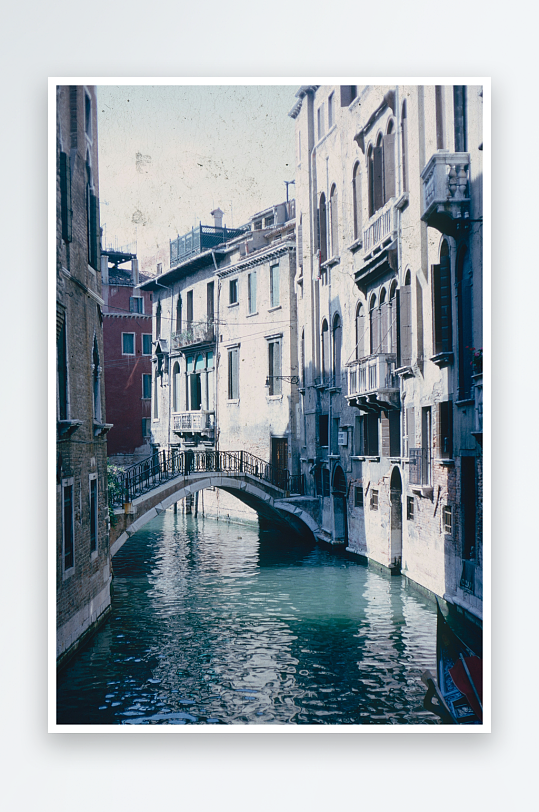 威尼斯水道与石桥-众图网