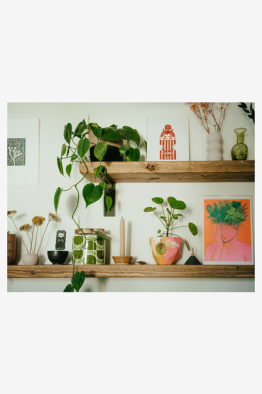 室内绿植与艺术装饰陈列-众图网