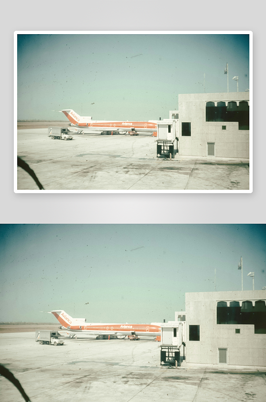 机场停机坪上的客机-众图网