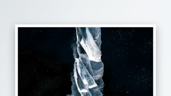 冰柱螺旋结构特写-众图网