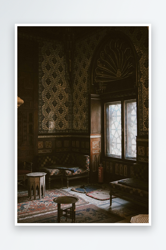 古朴室内装饰细节展示-众图网