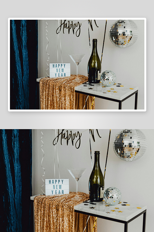 新年派对装饰场景-众图网