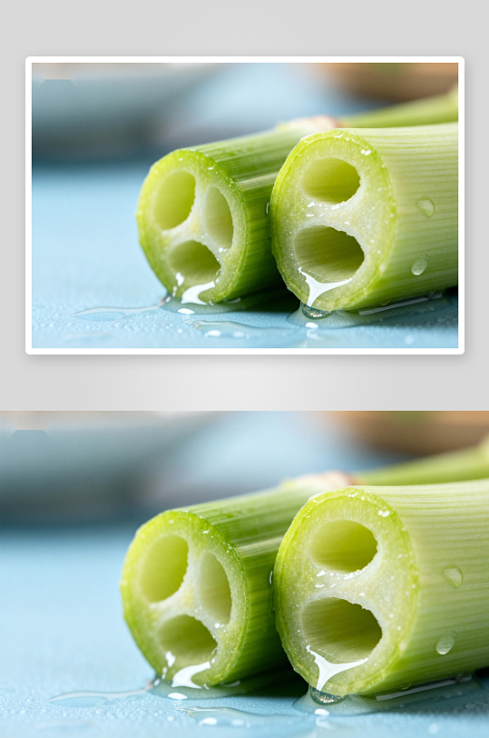 切开的葱段特写照片摄影-众图网