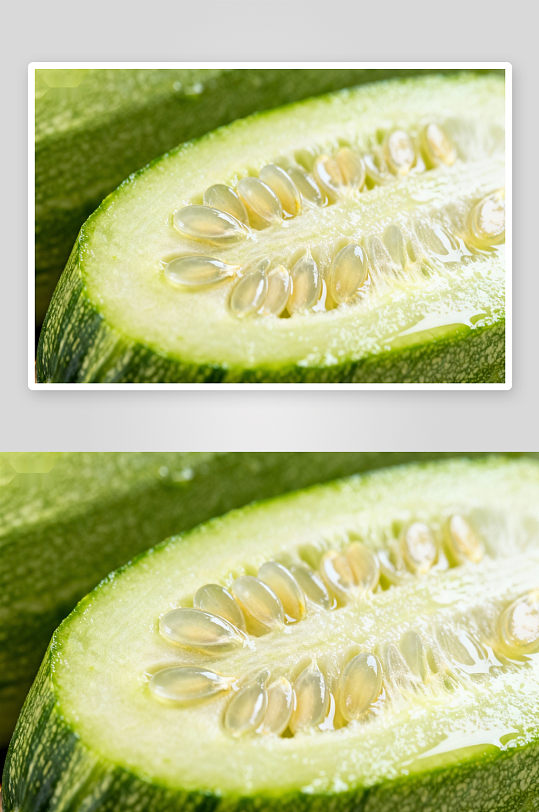 切开的黄瓜内部特写-众图网