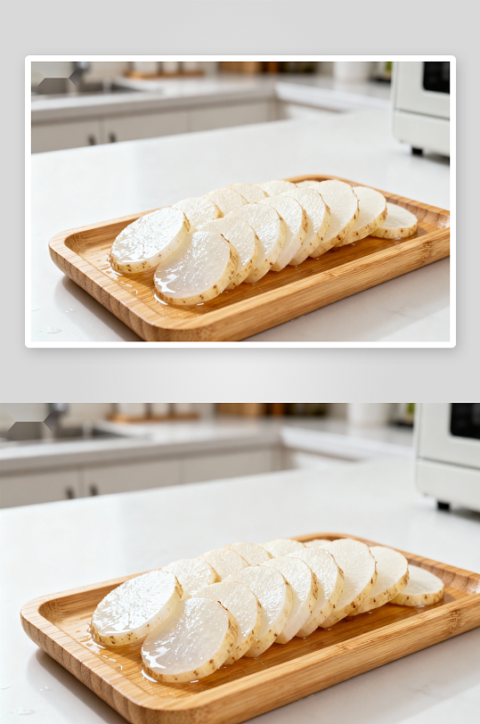 厨房切片食材摆盘-众图网