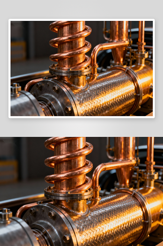 工业铜管设备特写-众图网