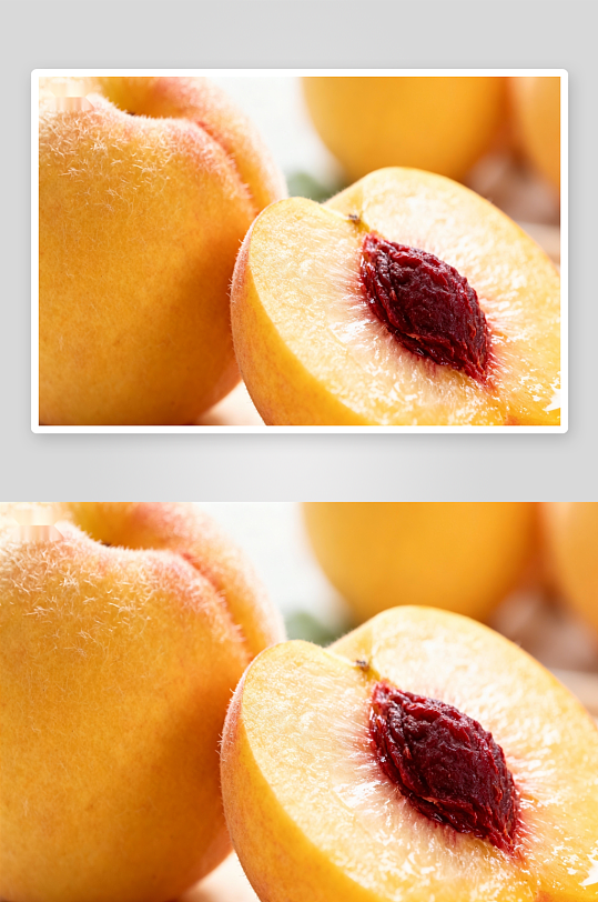 新鲜桃子特写诱人多汁-众图网