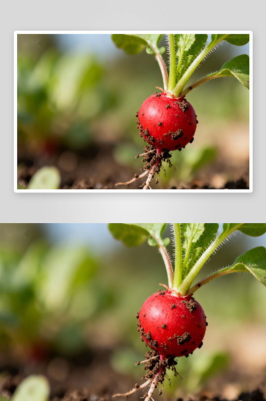 新鲜红萝卜出土特写-众图网