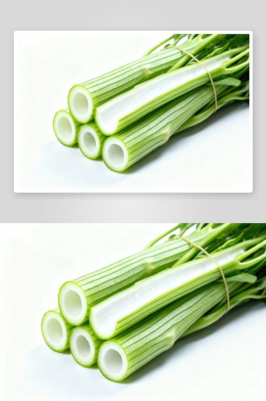 新鲜芹菜茎特写照片摄影-众图网