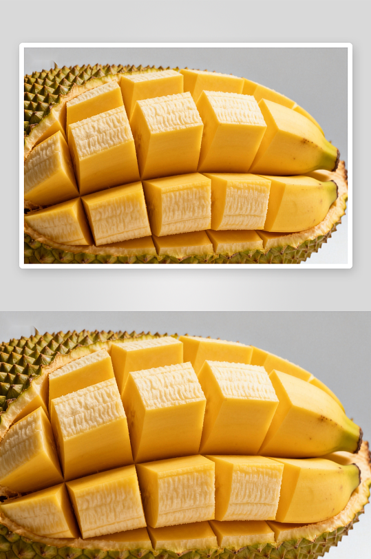 榴莲切块特写展示-众图网