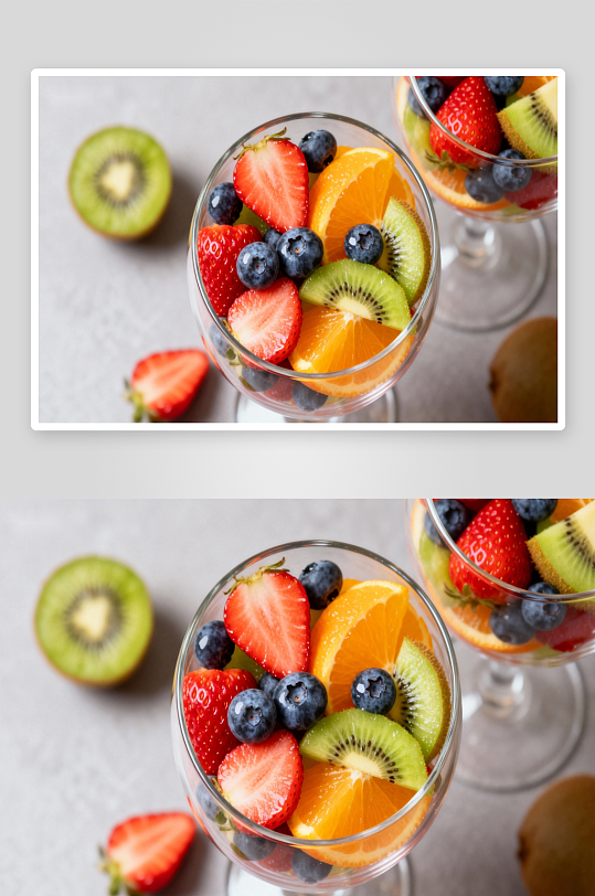 水果拼盘色彩缤纷诱人-众图网