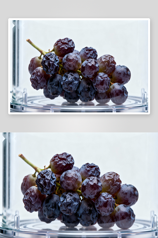 玻璃罐中干瘪葡萄特写-众图网