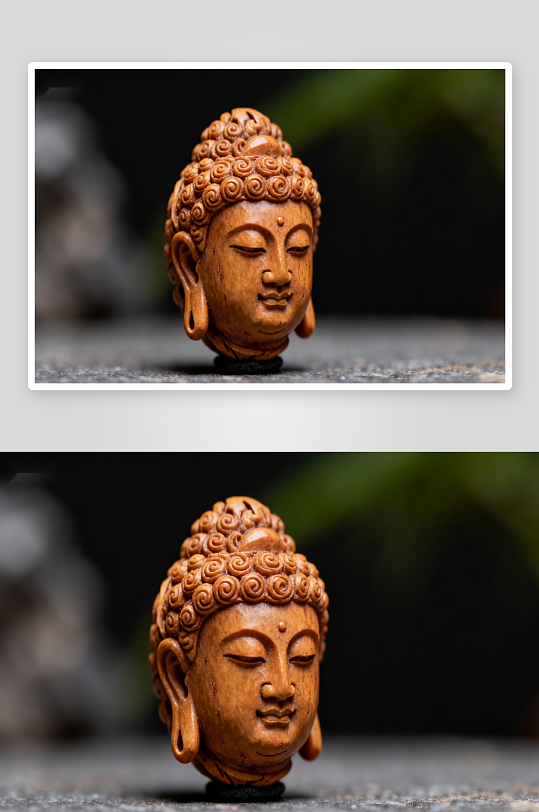 精致佛像雕刻特写-众图网