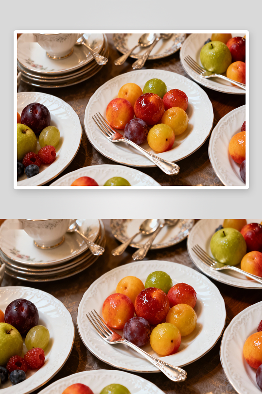 精致果盘摆盘美食-众图网