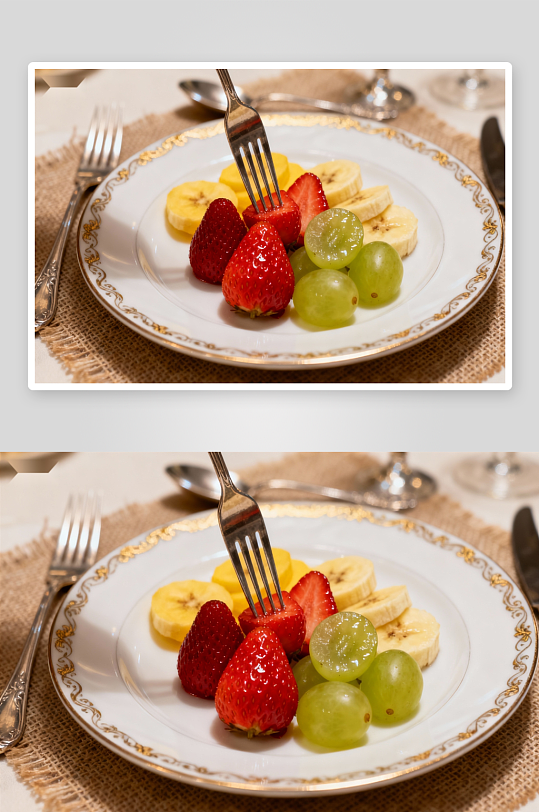 精致水果拼盘摆盘-众图网
